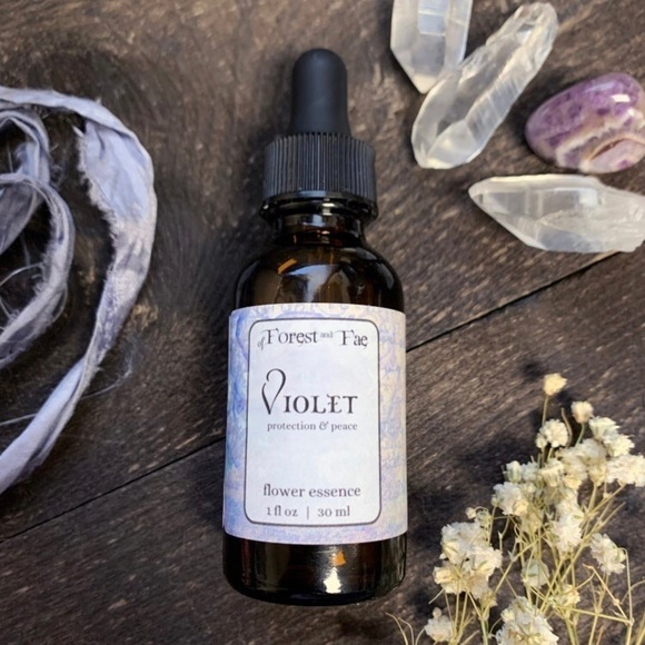 NEW! Of Forest And Fae Protection & Peace - Violet Flower Essence - Picture 2 of 4